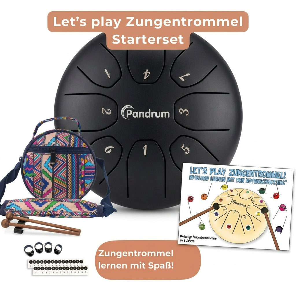 Pandrum Zungentrommel – Kinder Starter Set Standard 30 cm C-Dur