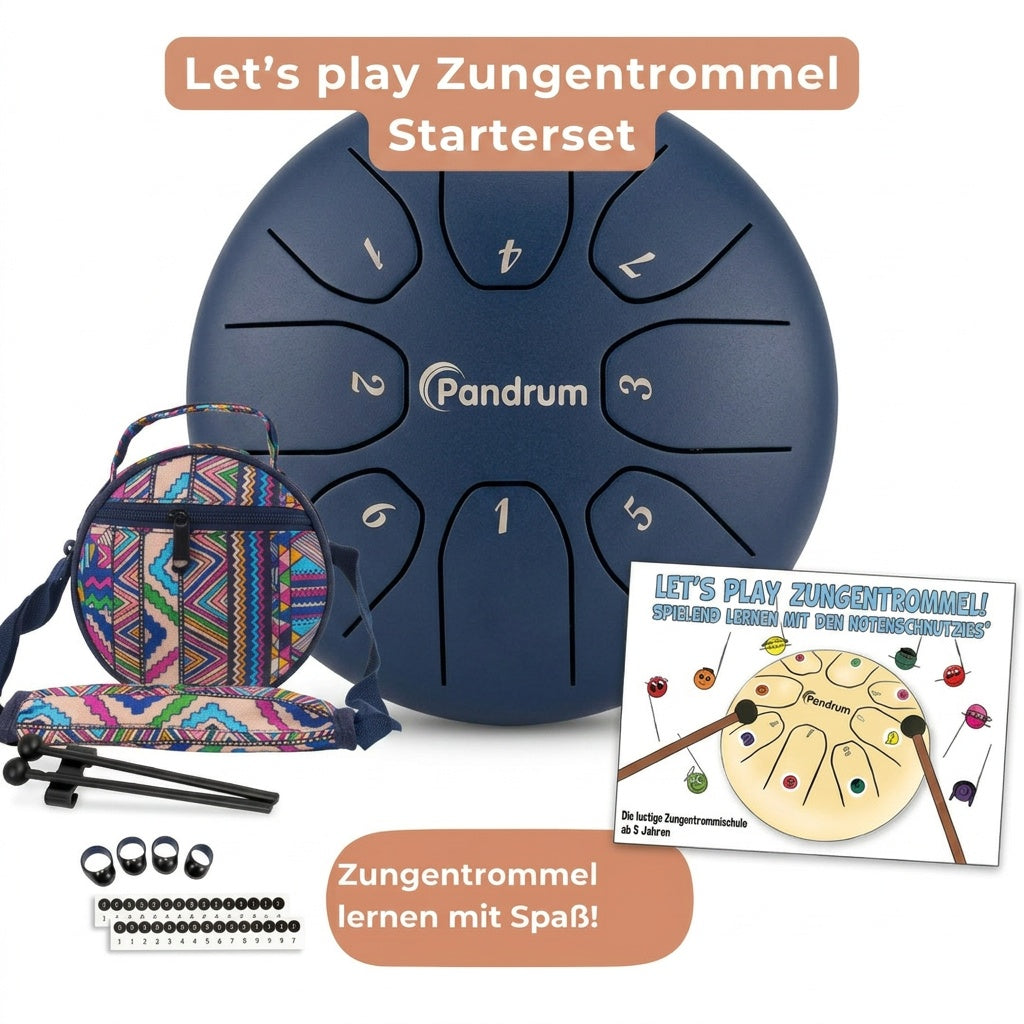 Pandrum Zungentrommel – Kinder Starter Set Standard 30 cm C-Dur