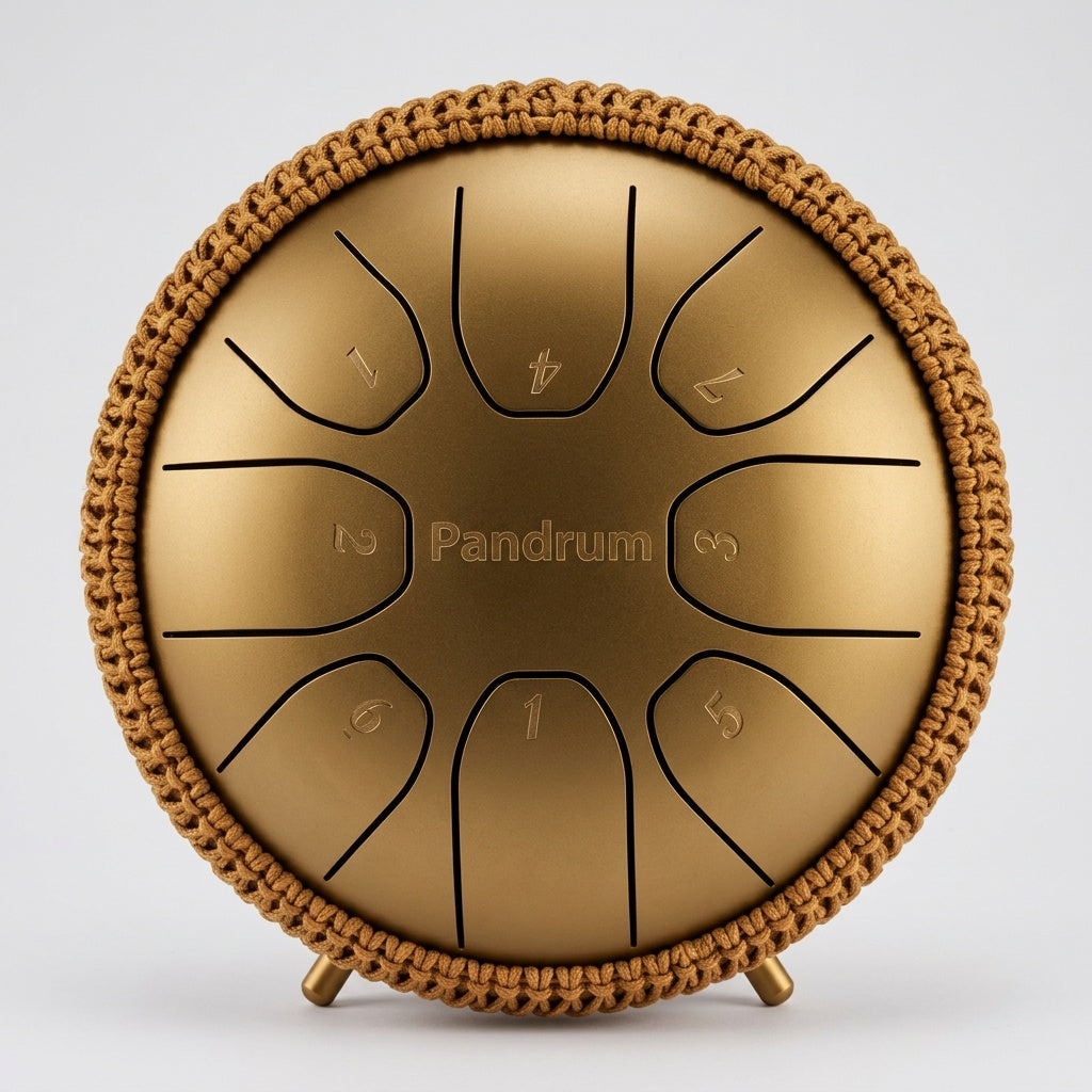 Pandrum Zungentrommel „Standard" – Handgefertigt – 30 cm – 11 Zungen – C-Dur